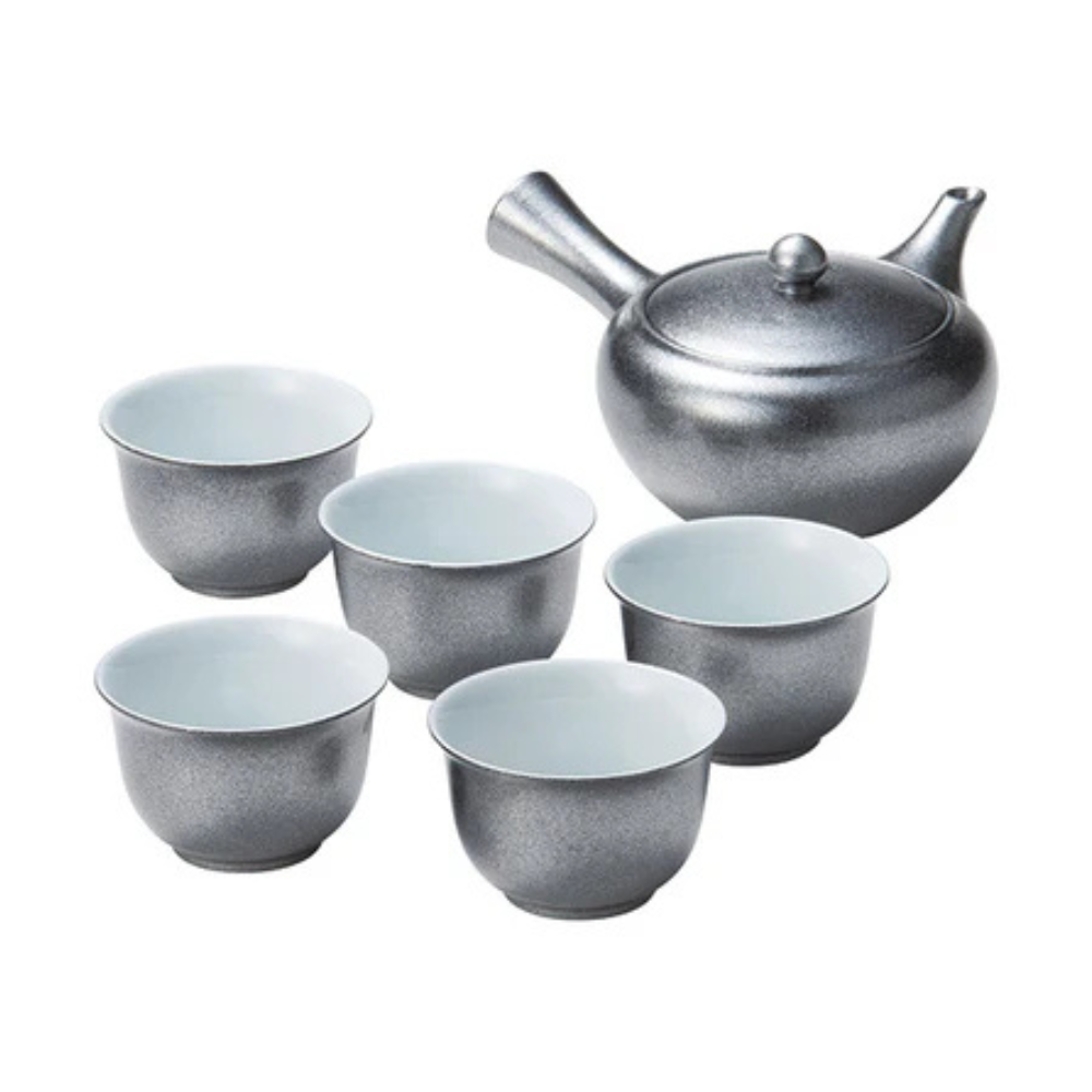 Urushi Porcelain Teapot & Teacup Set