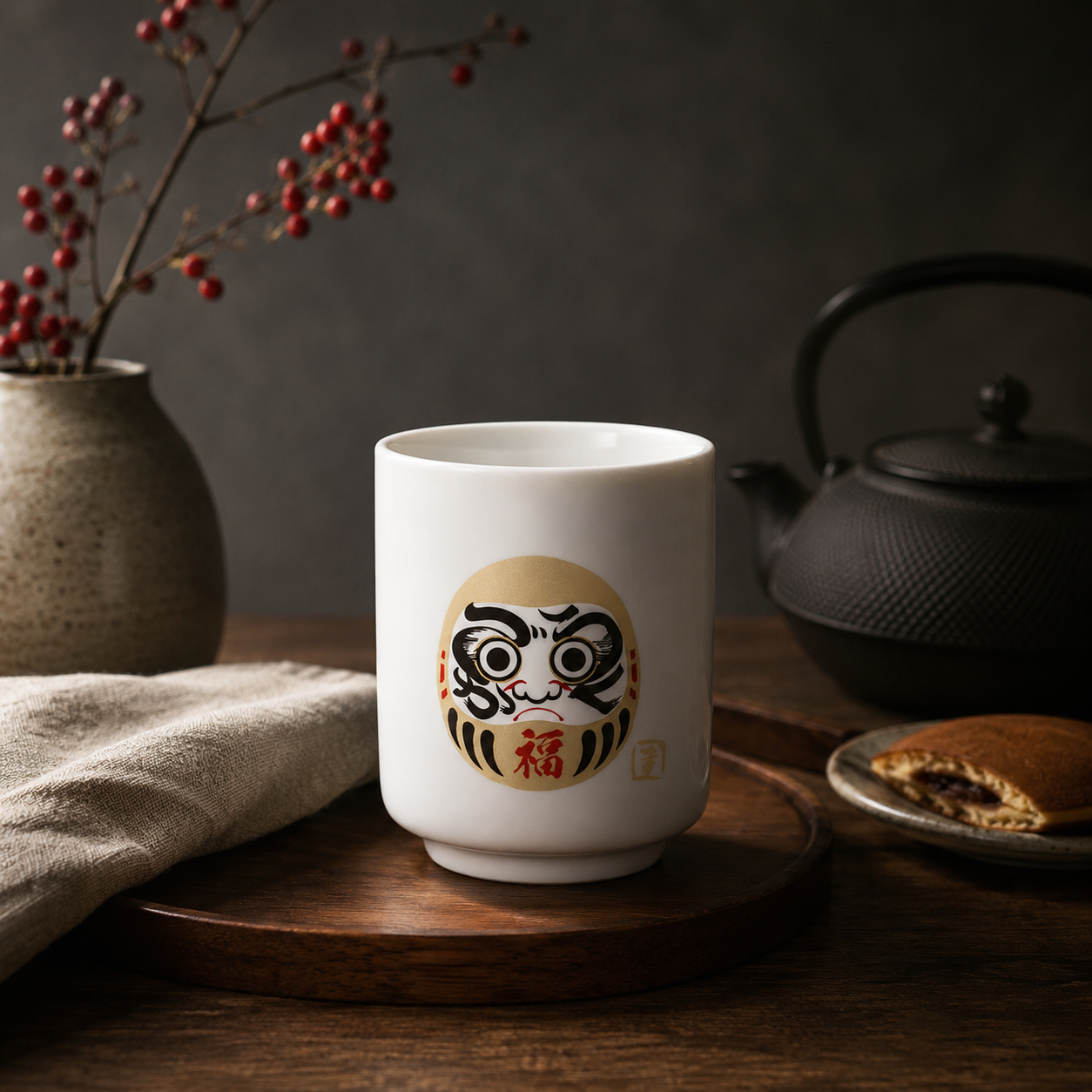 Color changing Tea cup Daruma