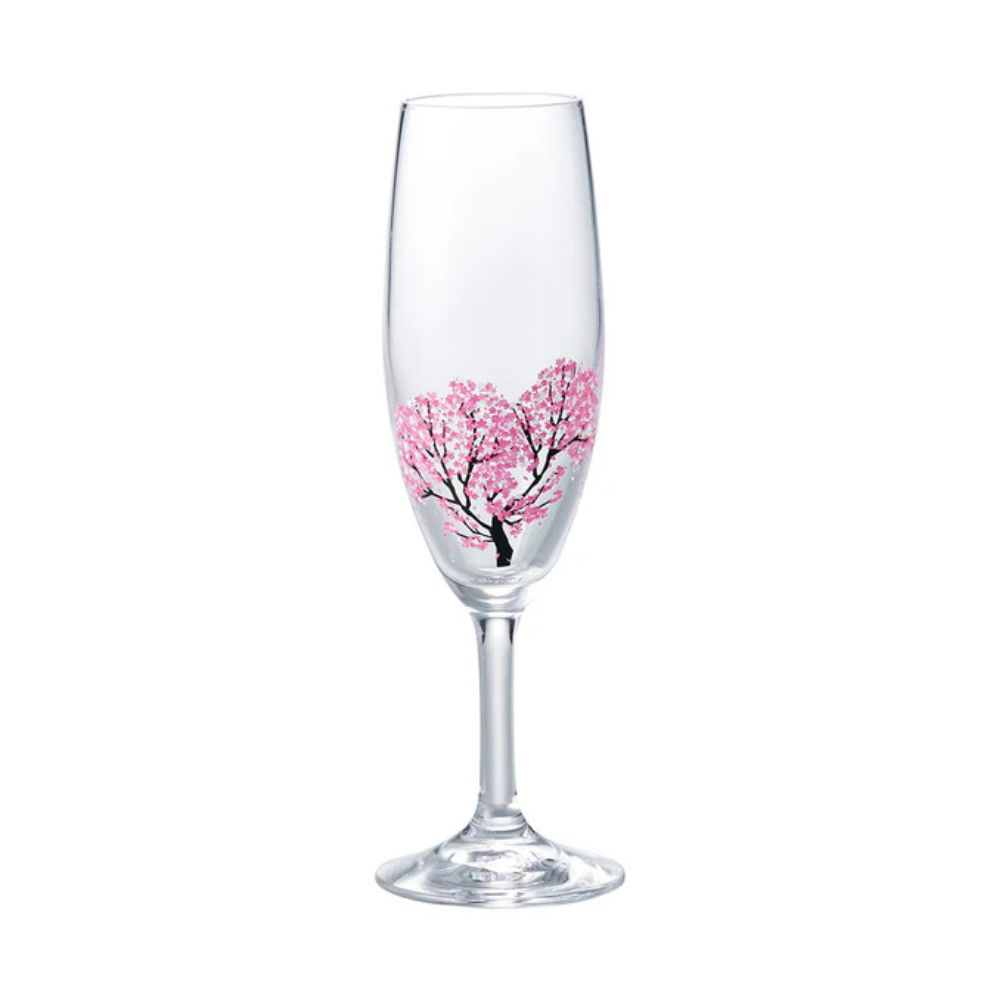 Sakura Color changing Champagne Glasses