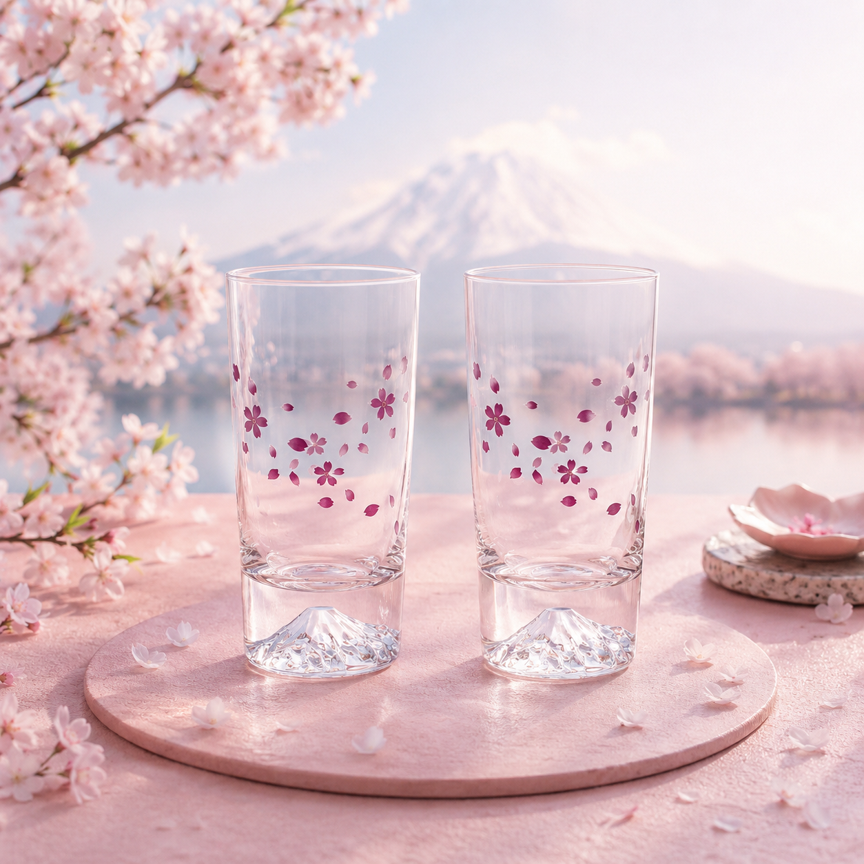 Sakuramai Fujisan Color changing glasse