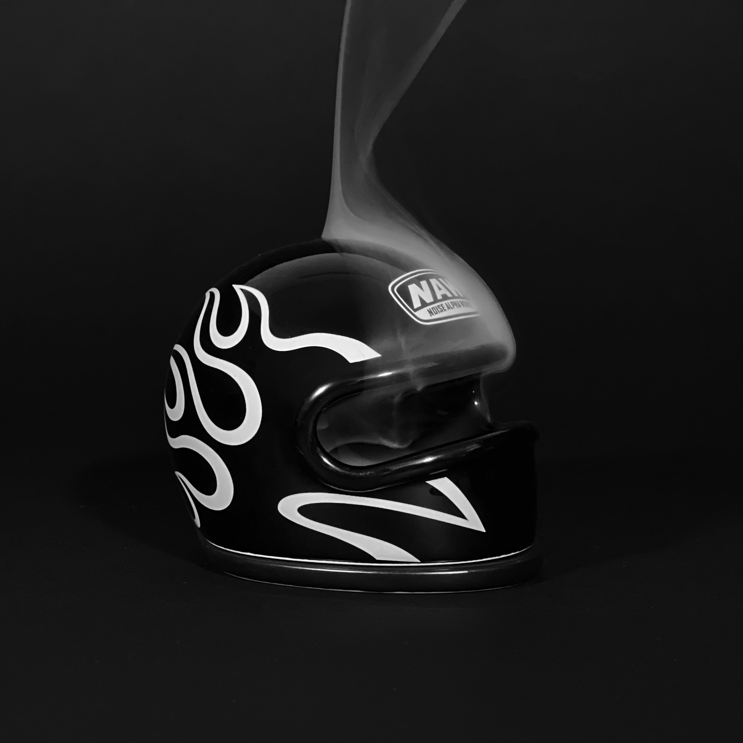FULLFACE BURNER BLACK (FIRE PATTERN)