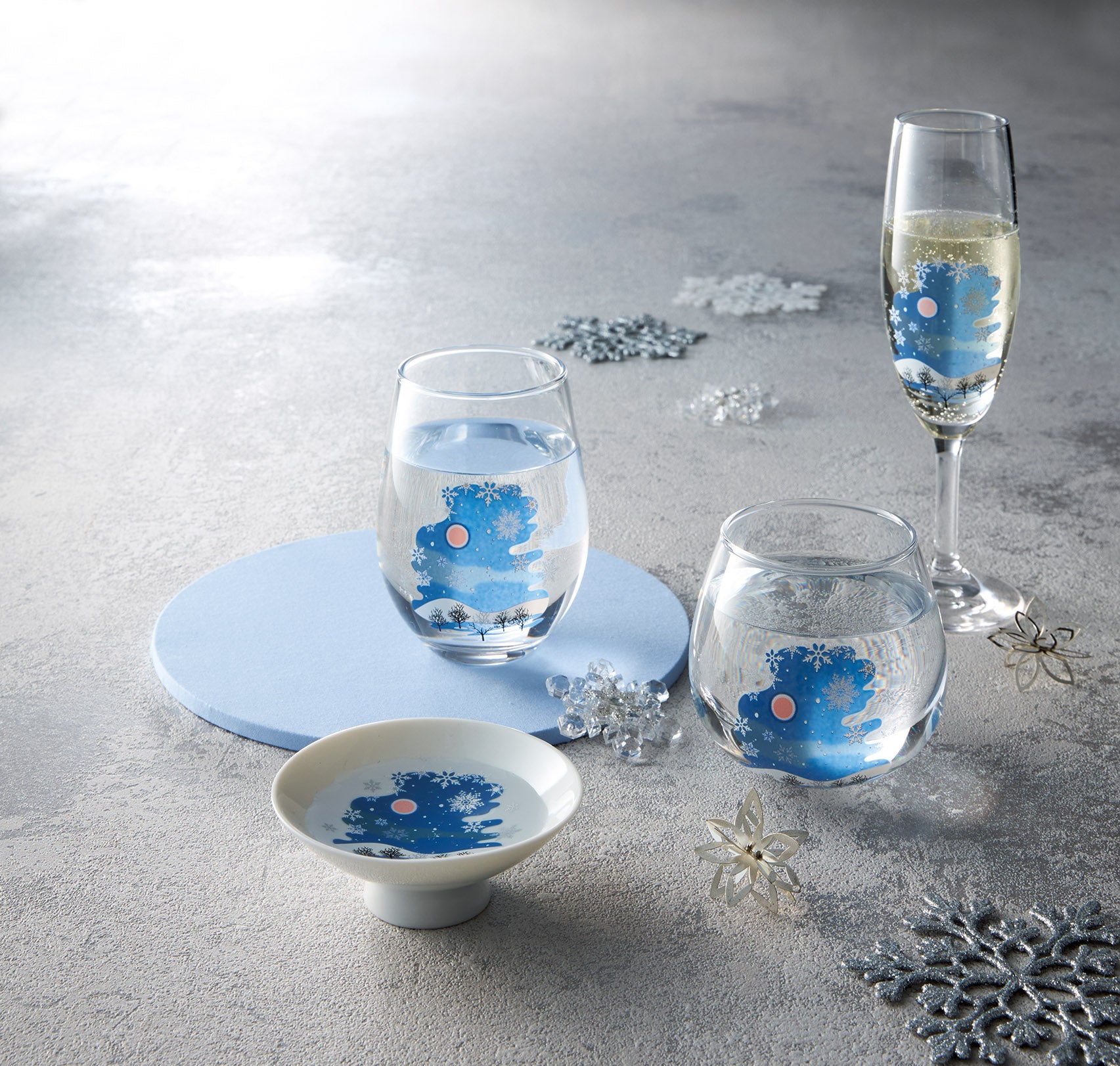 Yukigesyou Color changing Sake cups