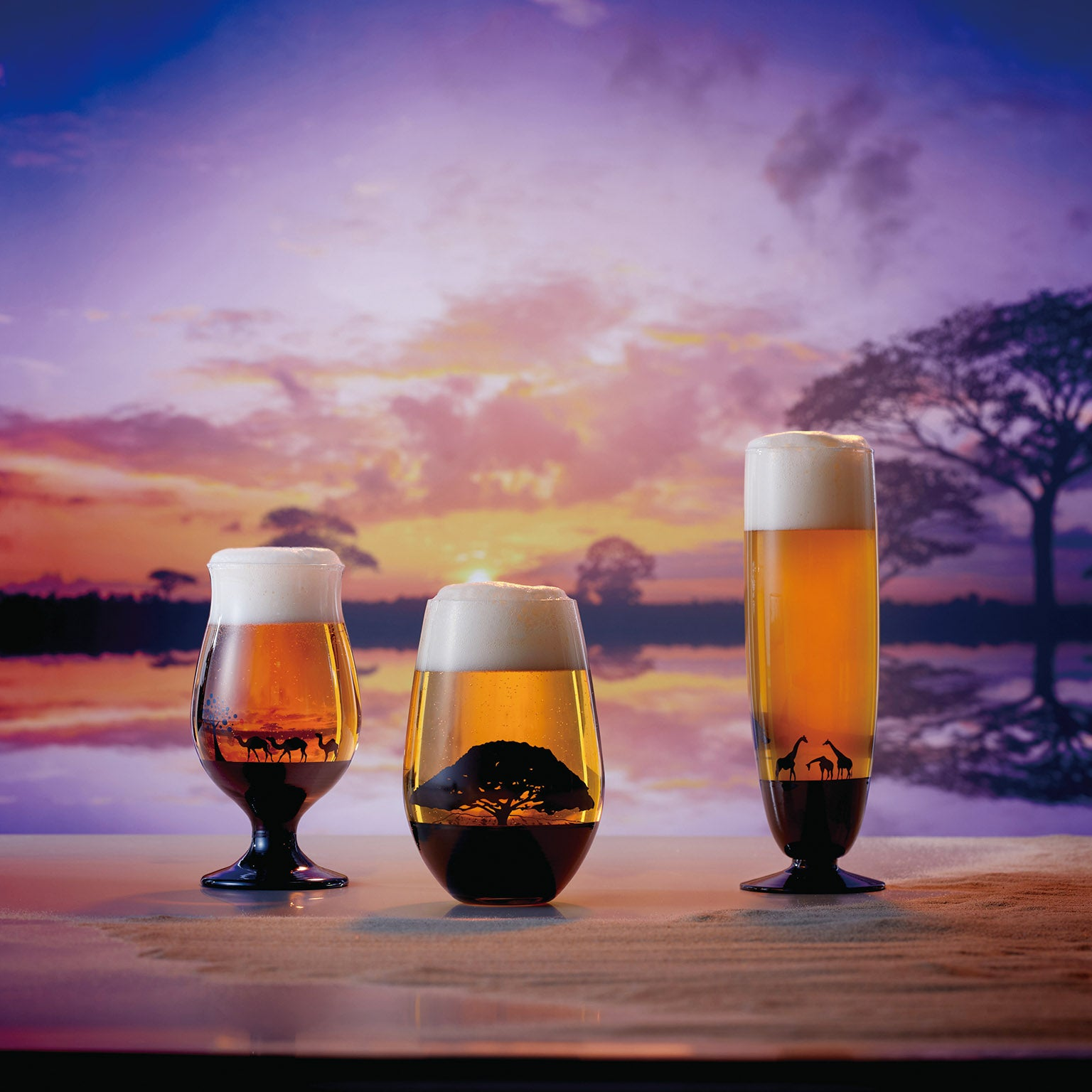 Sunset View Glass