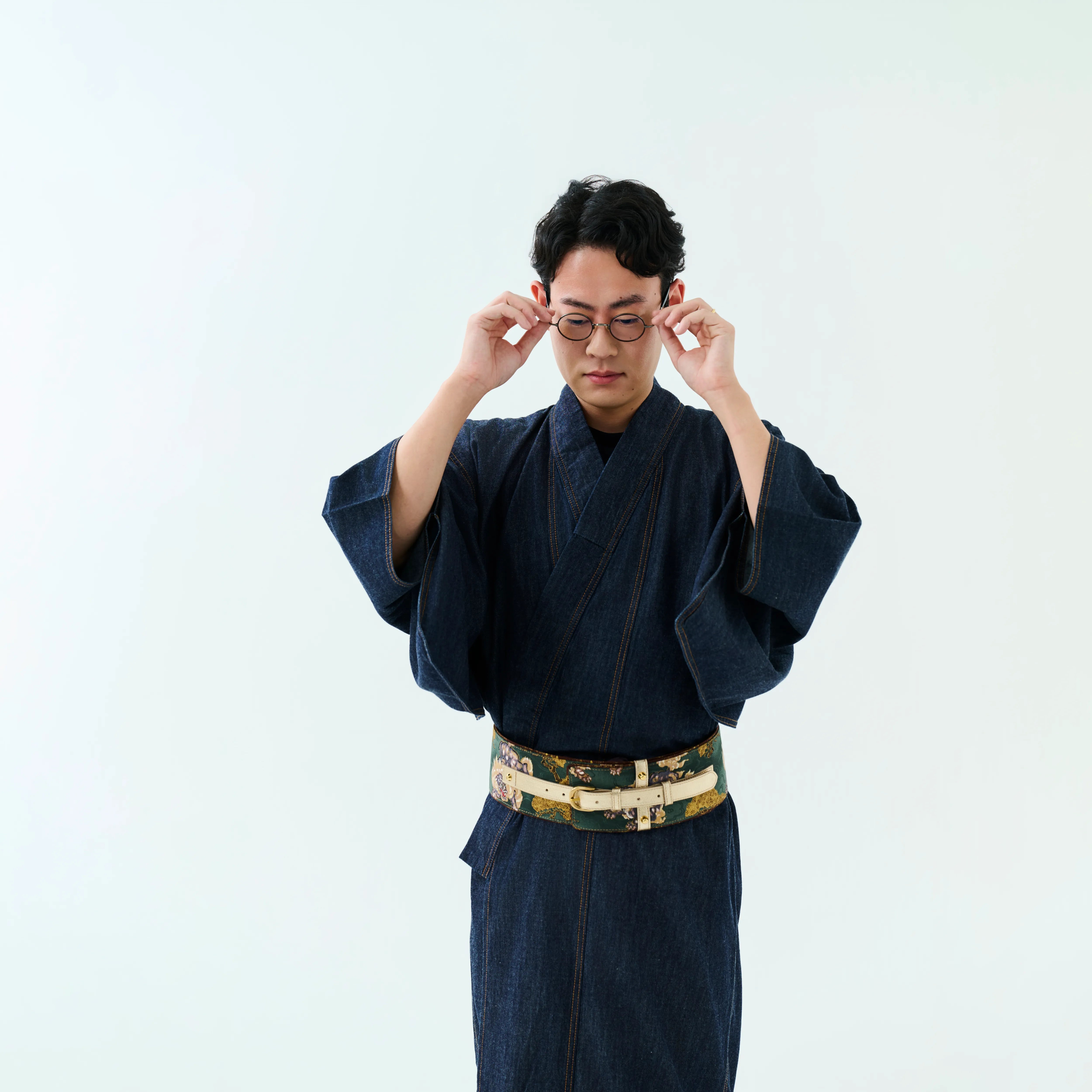 Denim Kimono men's