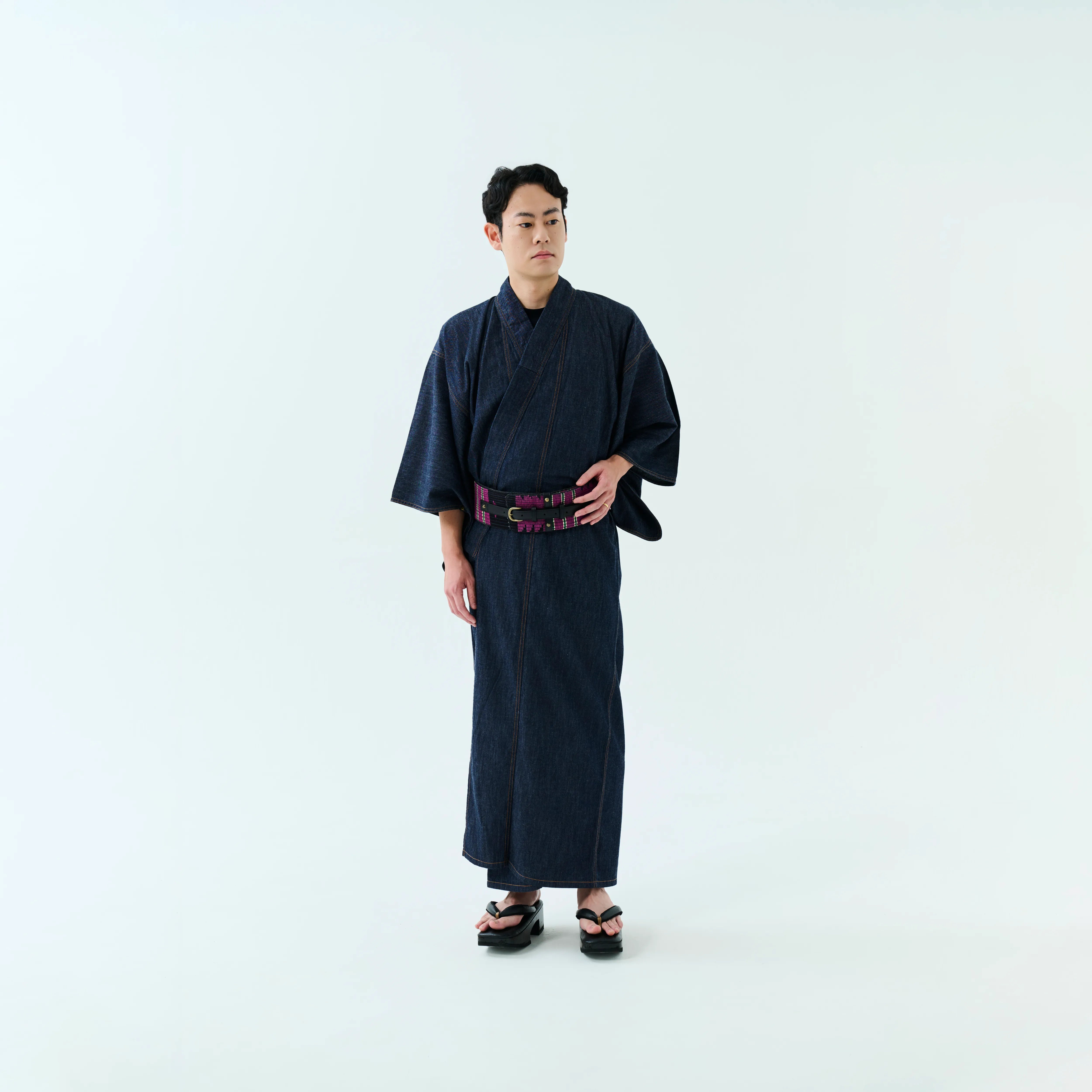 Denim Kimono men's