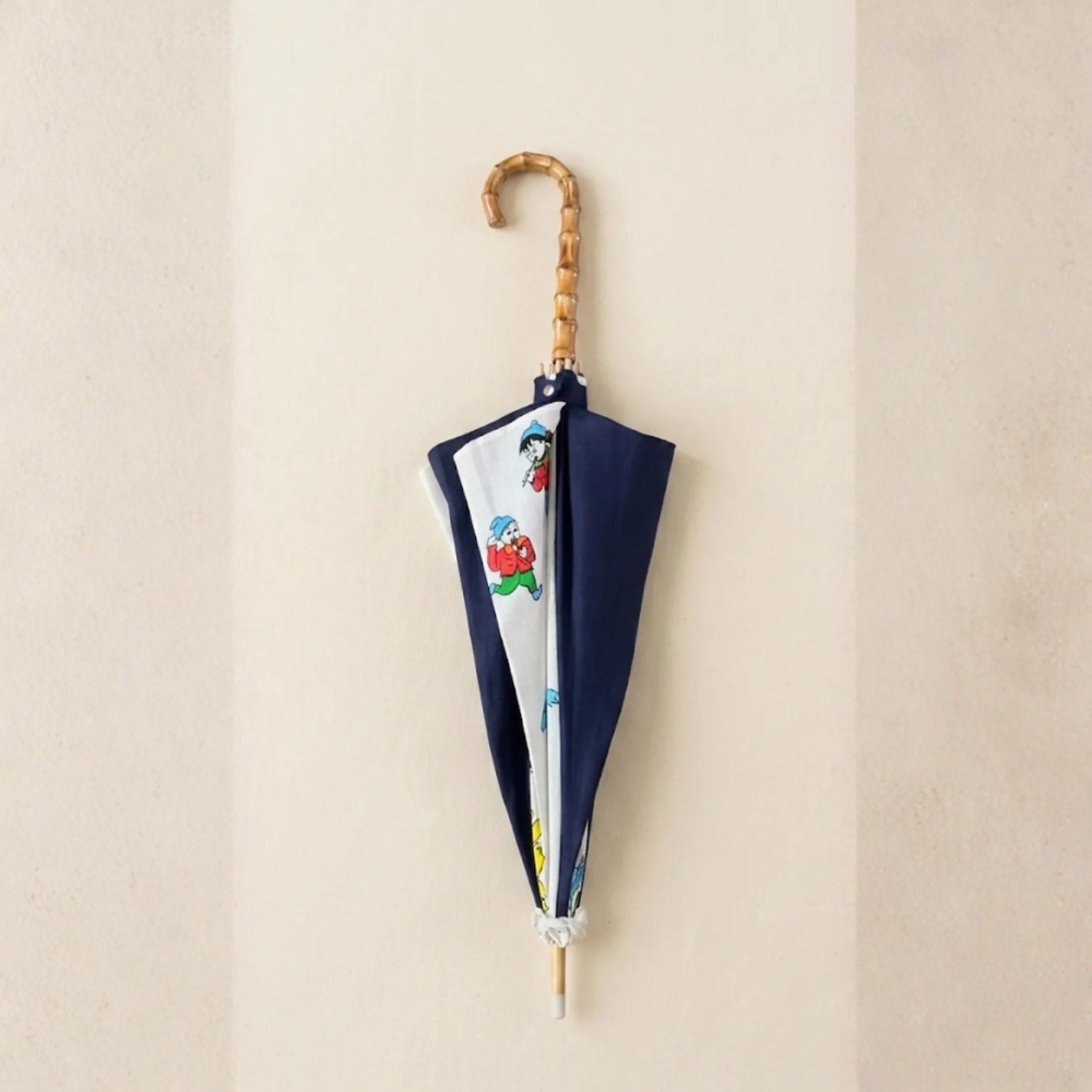 Parasol Crafted from Kimono and Yukata Fabric