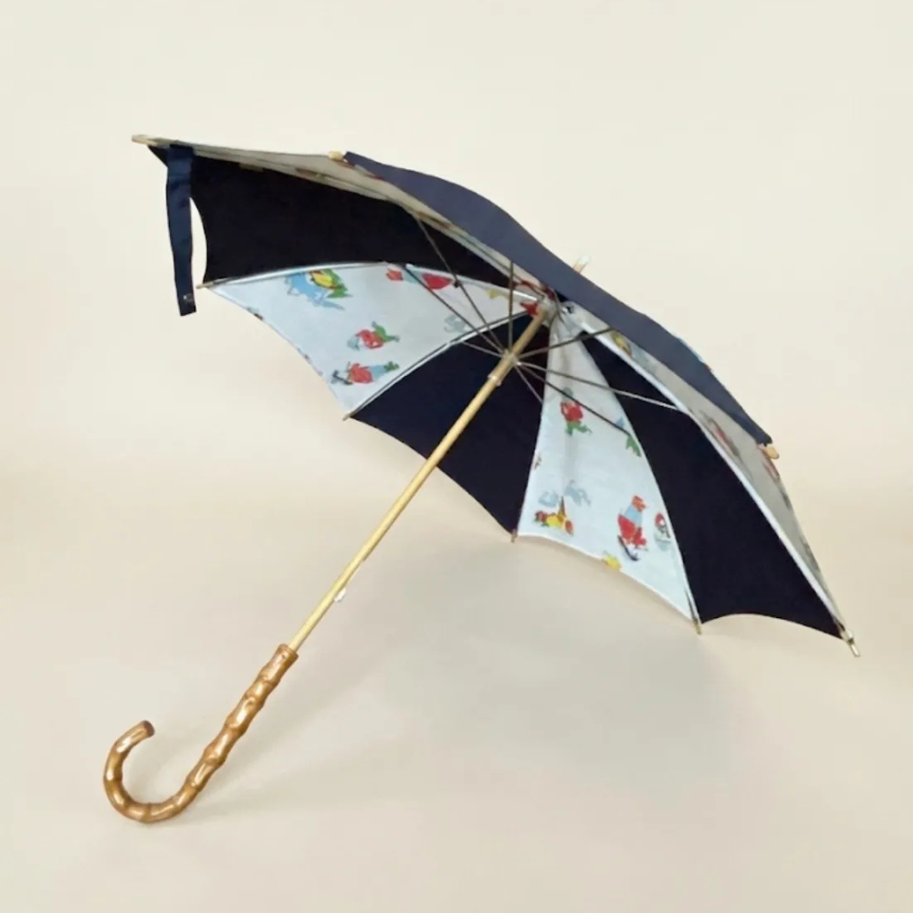 Parasol Crafted from Kimono and Yukata Fabric