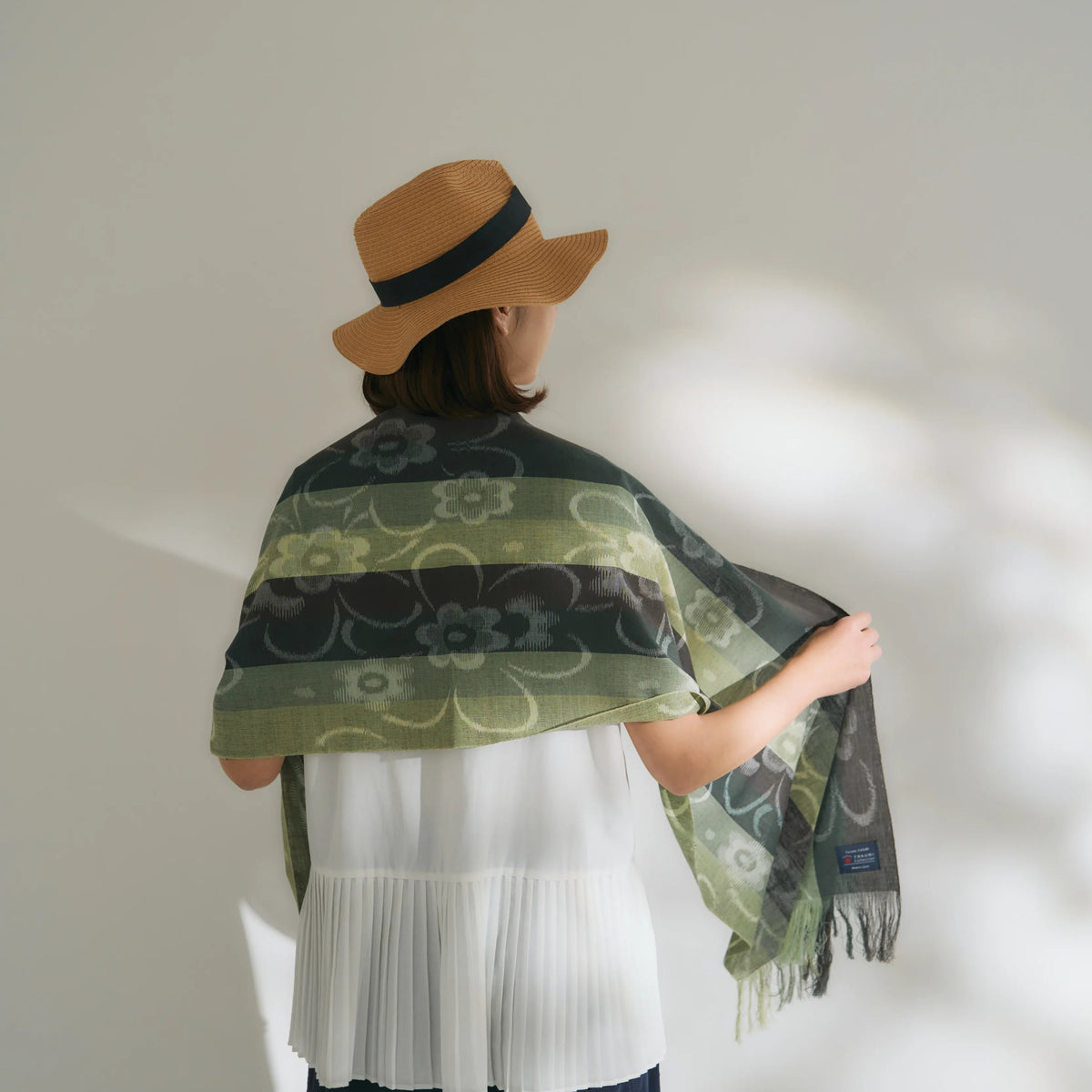 Soft Kurume Kasuri Stole