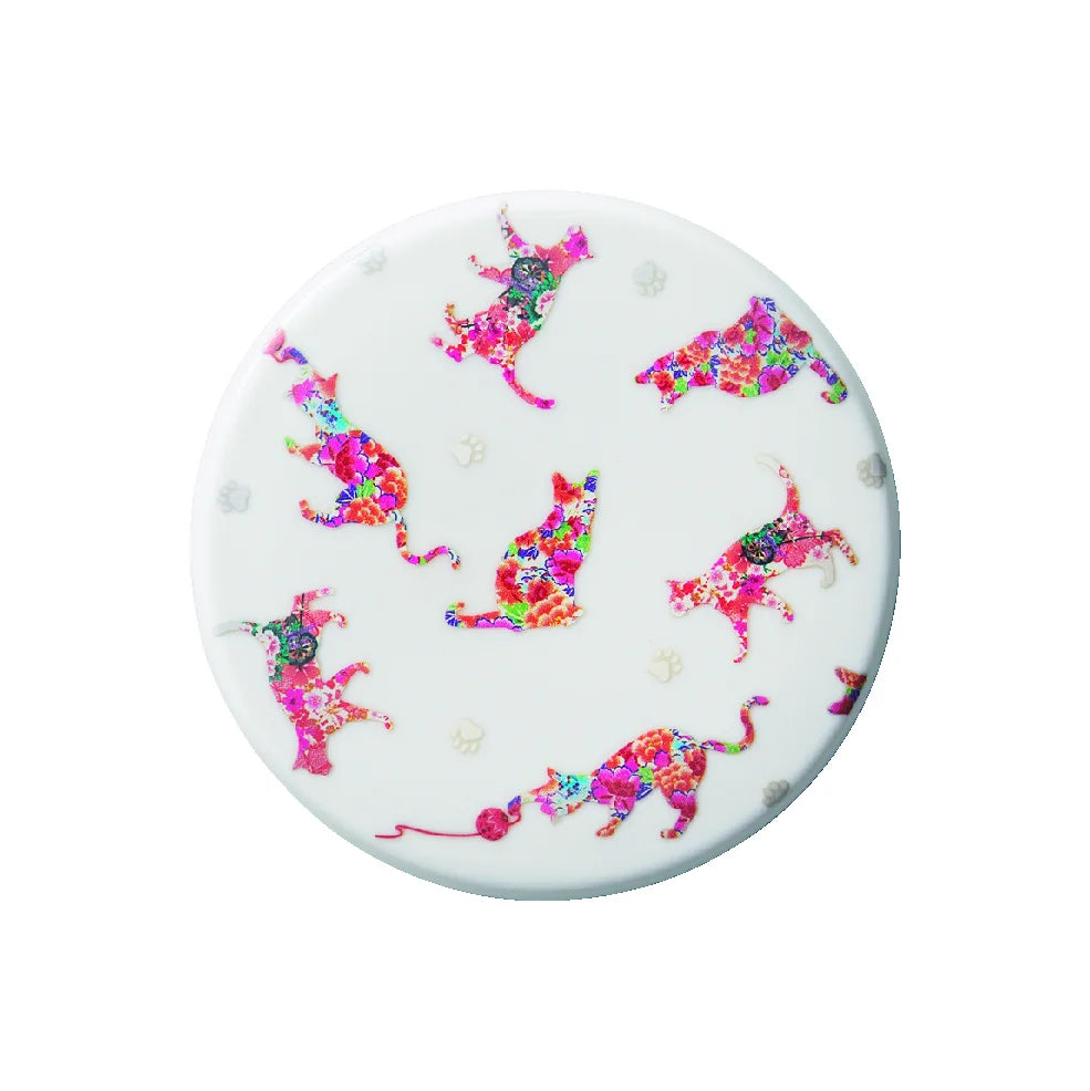 Heat Reactive Mug Lid – Cat Pattern