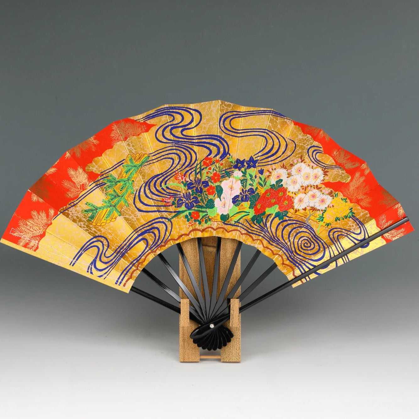 飾り扇｜花車・花いかだ - 背面