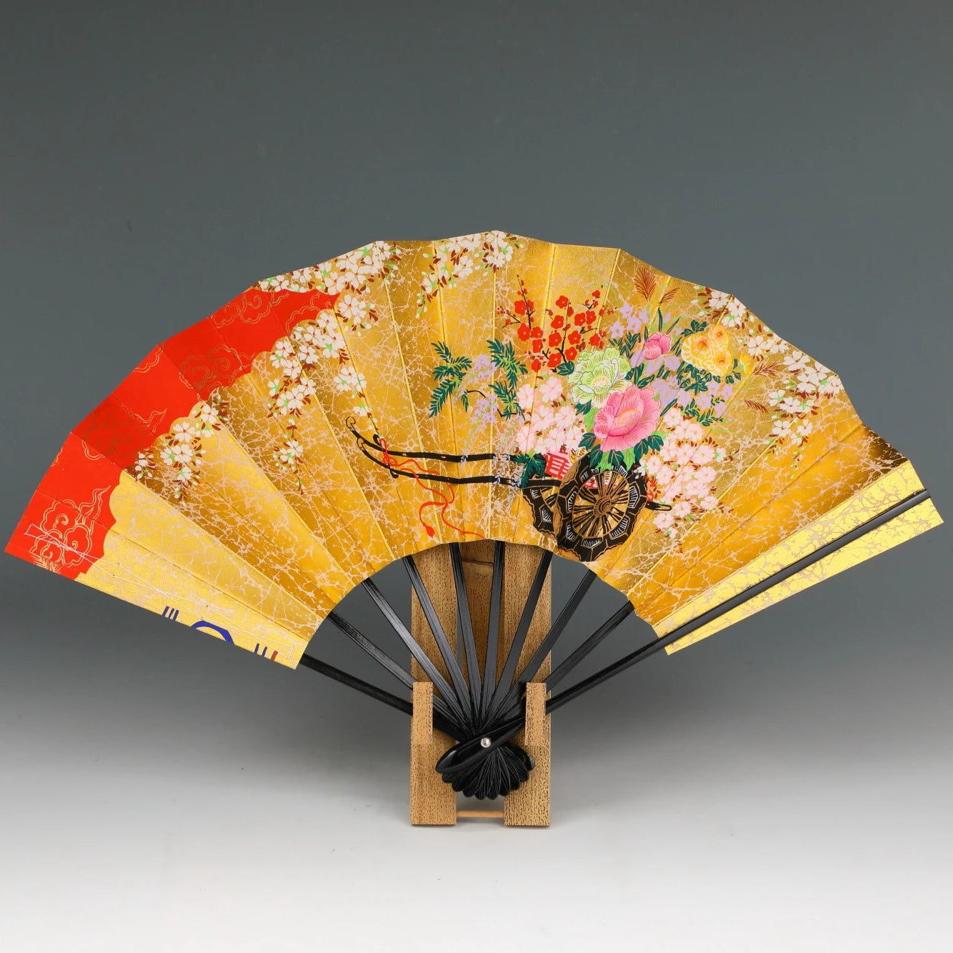 飾り扇｜花車・花いかだ - 正面