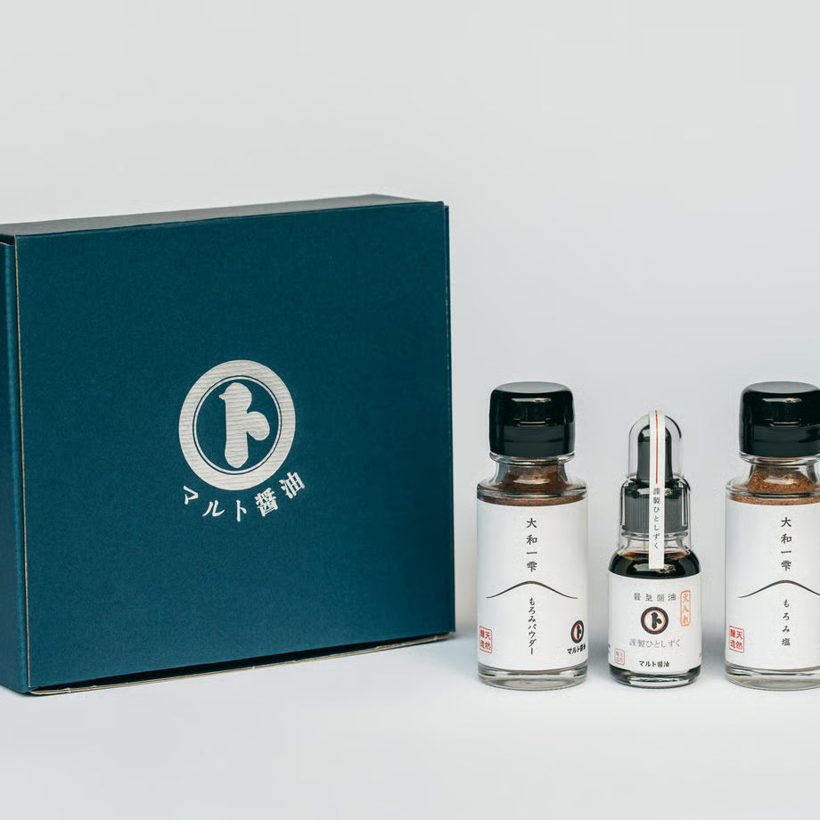 MARUTOSHOYU  NATURALLY BREWED SOY SAUCE SET (Dropper bottle)