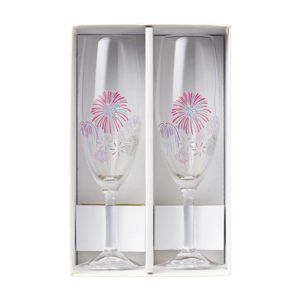 Hanabi Color changing Champagne glasses
