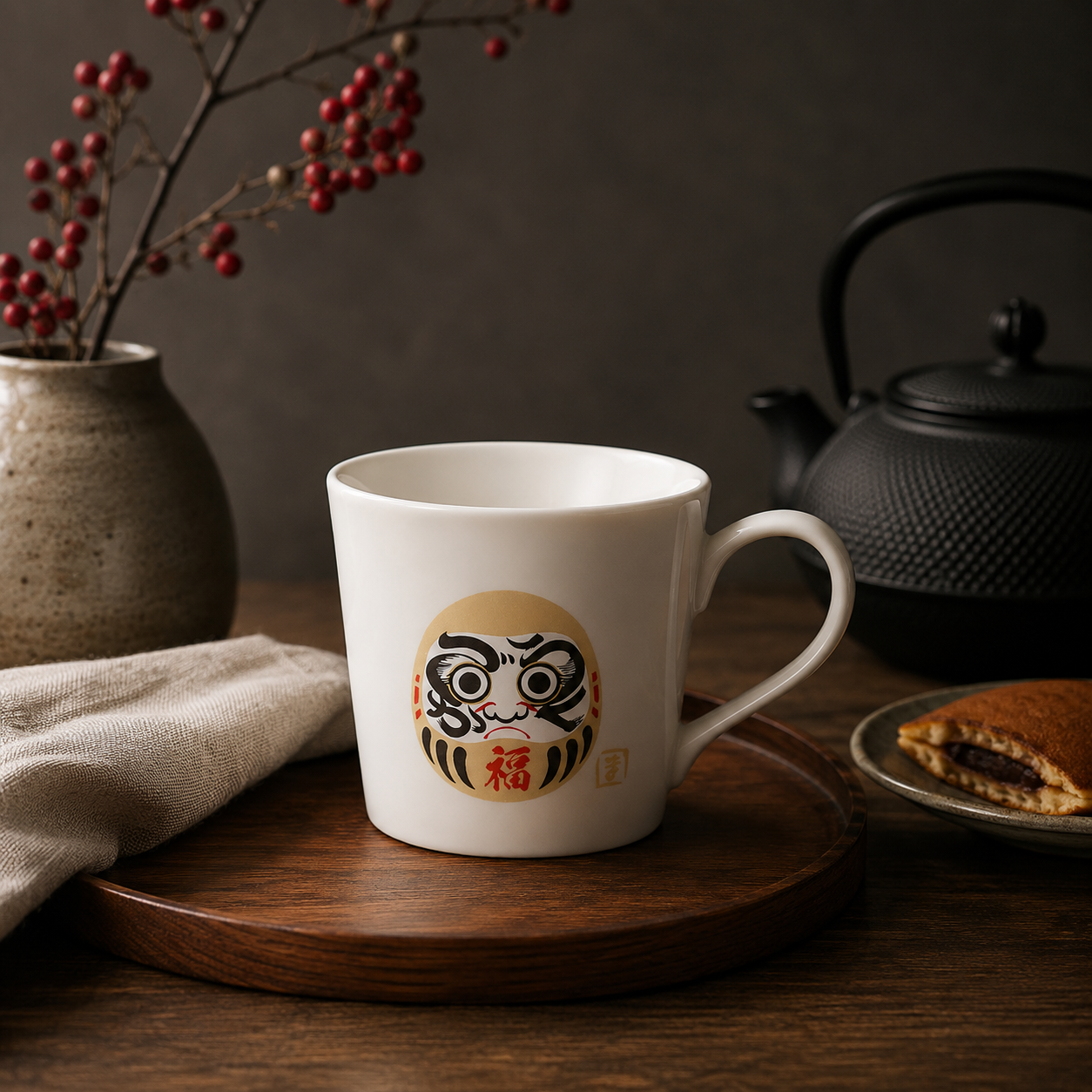 Color changing Mug cup Daruma