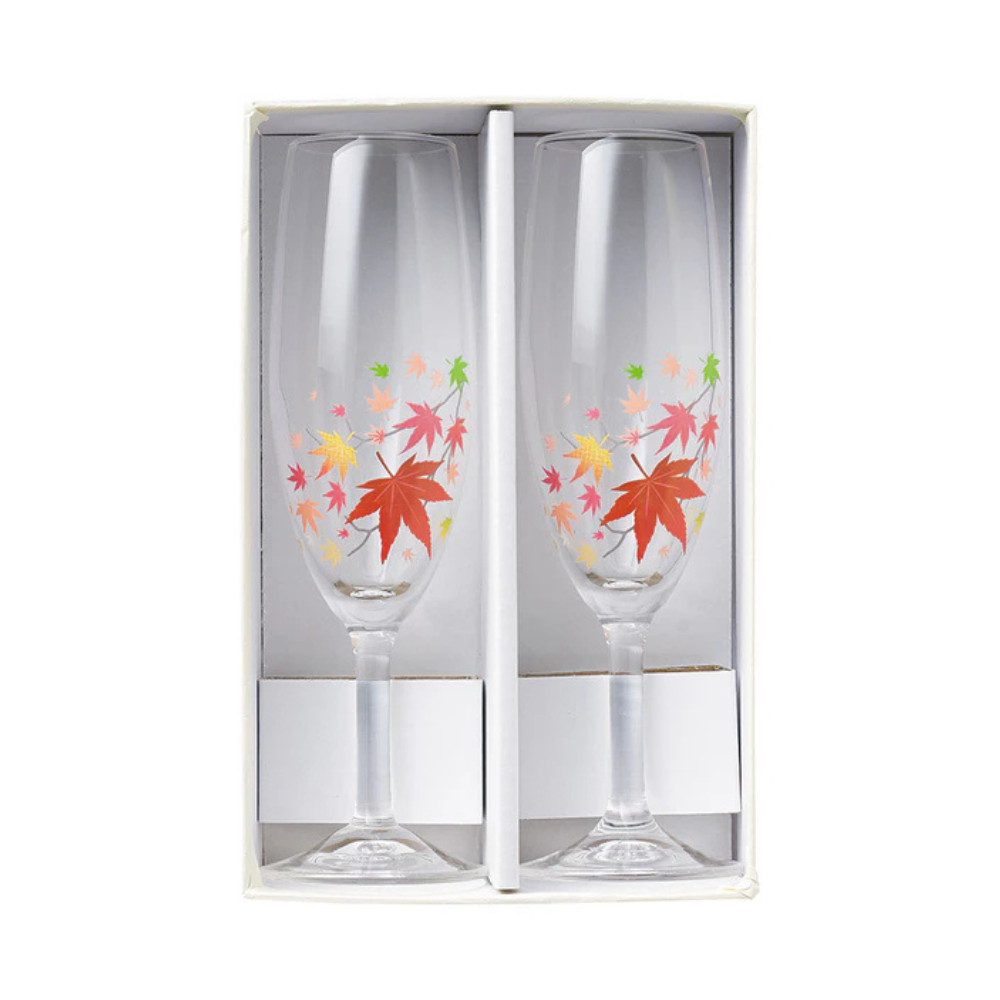 Momiji Color changing Champagne glasses