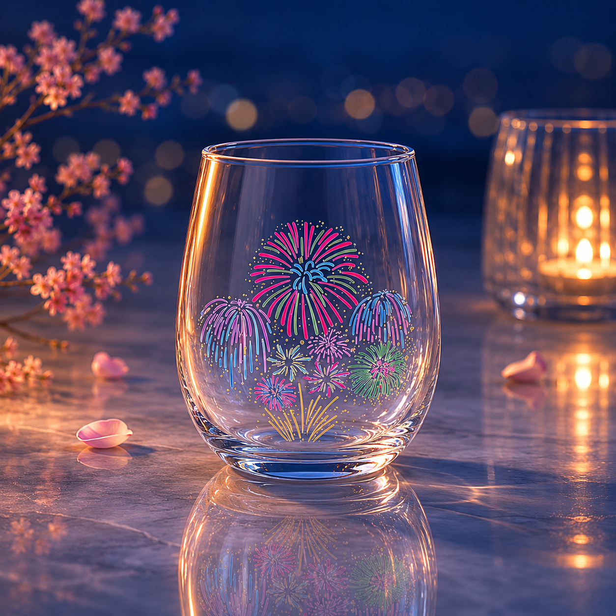 Hanabi Color changing Glass