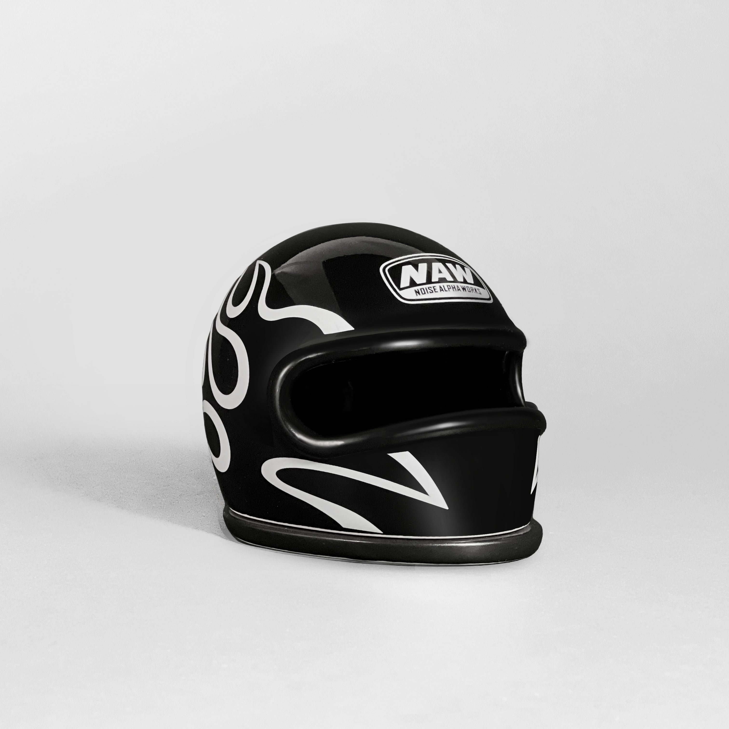 FULLFACE BURNER BLACK (FIRE PATTERN)