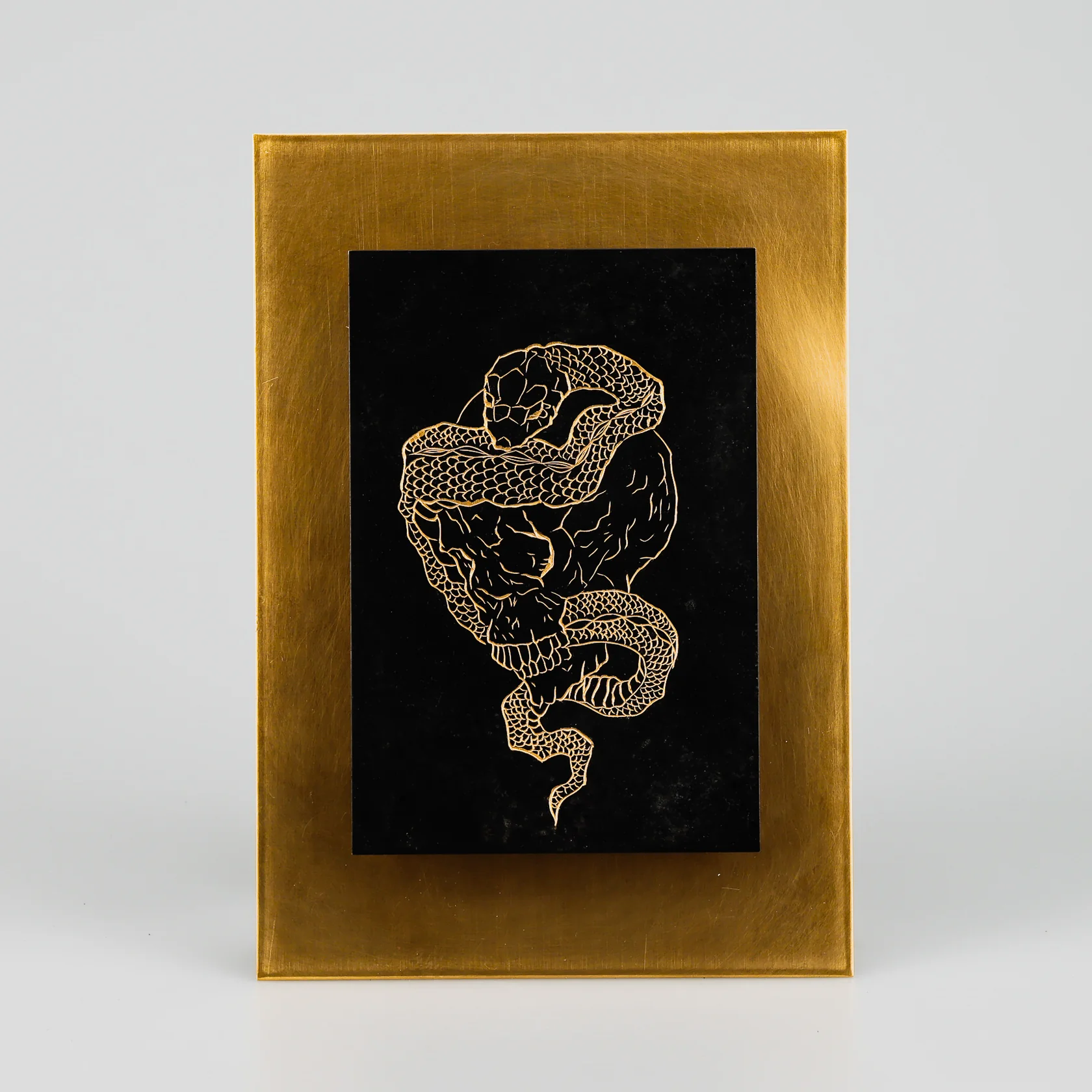 WABORI ART PANEL  Skull