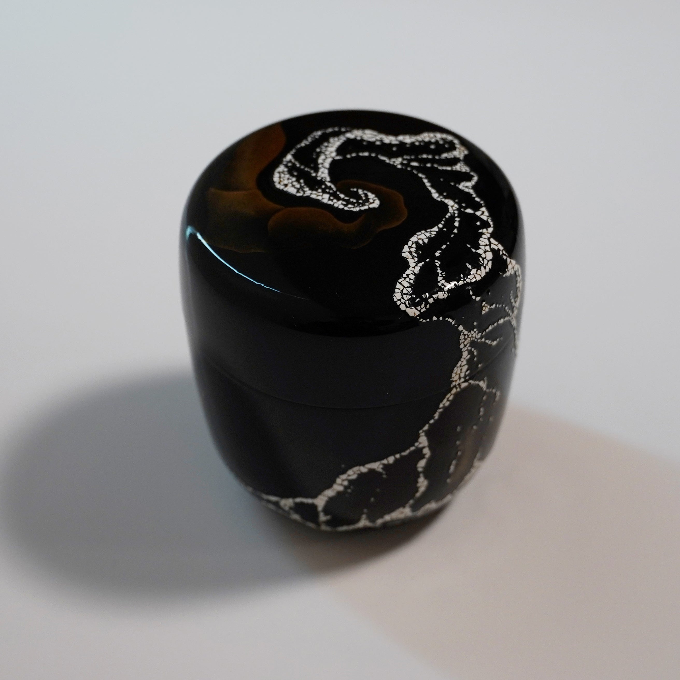 Medium Natsume, Eggshell Lacquer and Gold Maki-e