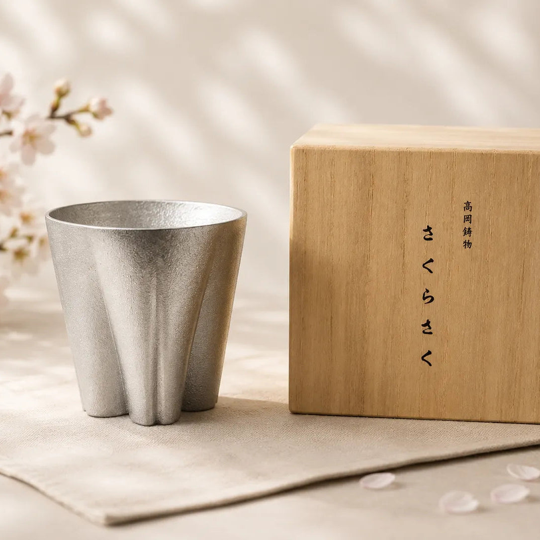 Sakurasaku Tin Sake Cup