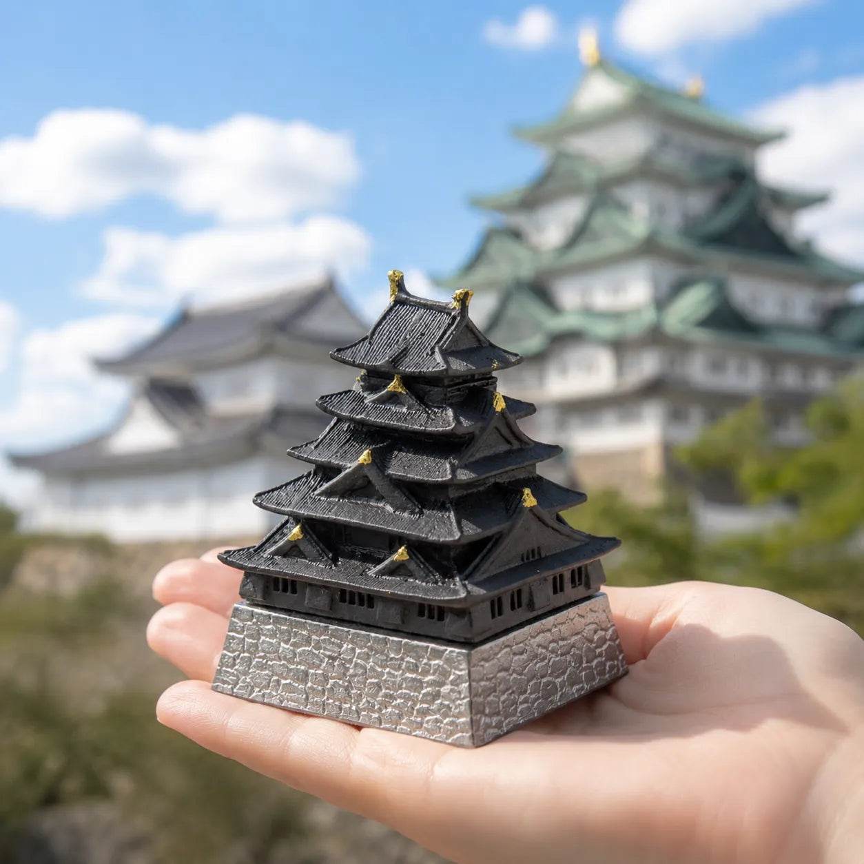 Osaka Castle Hakoshiro Box Object