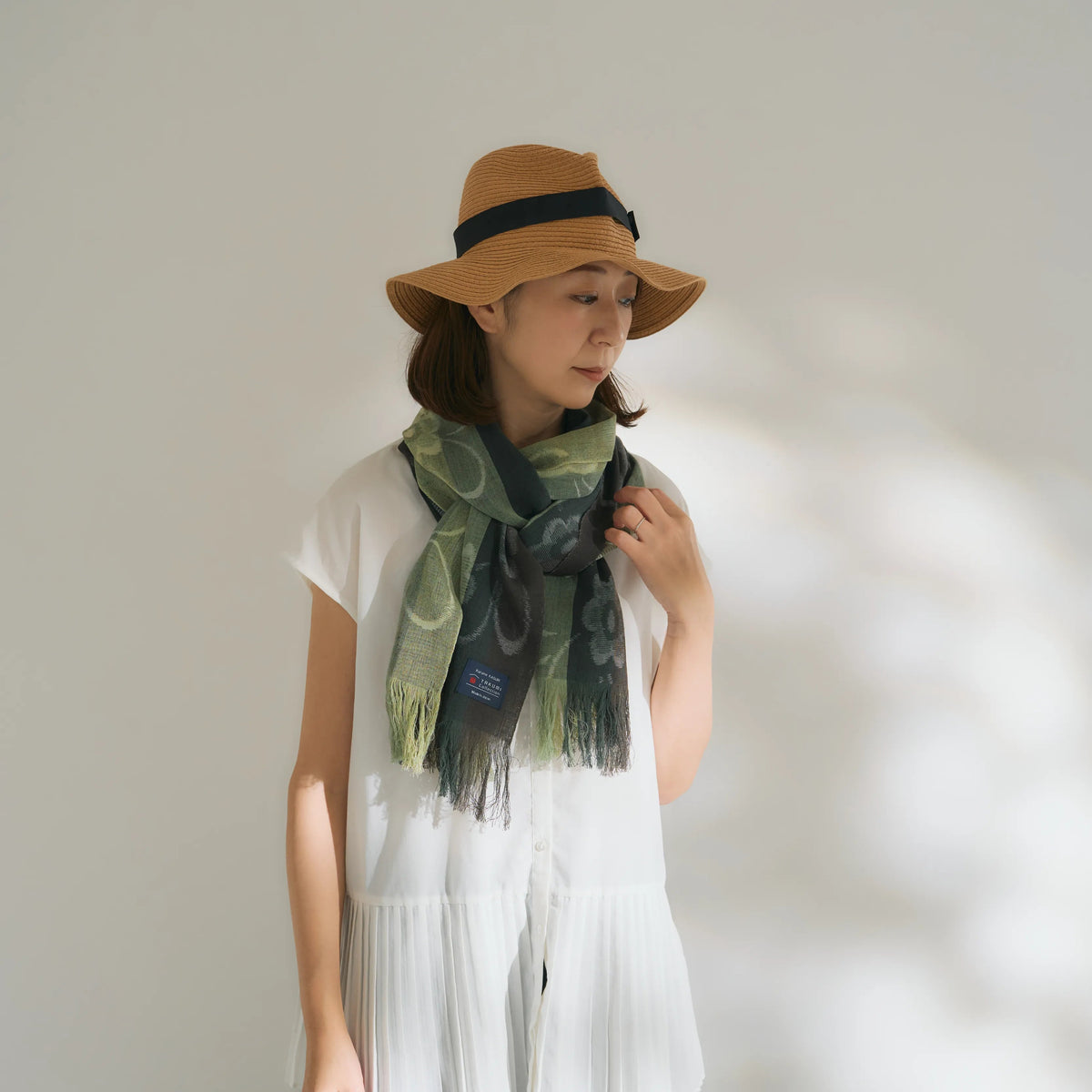 Soft Kurume Kasuri Stole