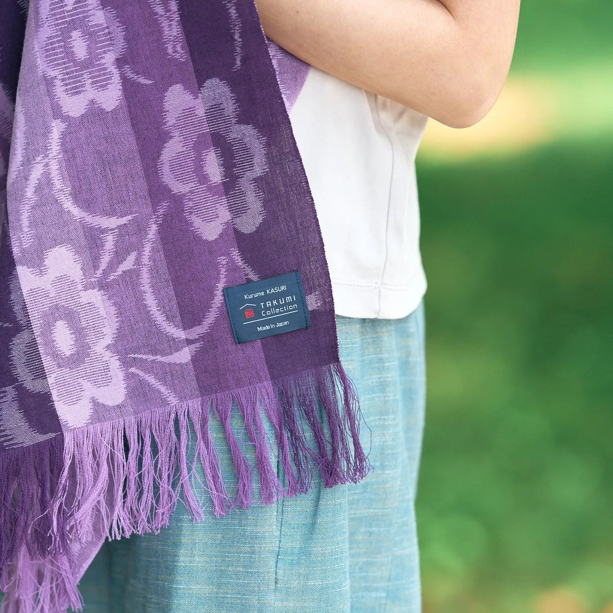 Soft Kurume Kasuri Stole